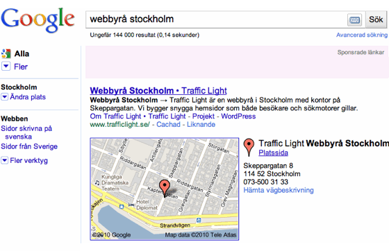 Google gillar Traffic Light